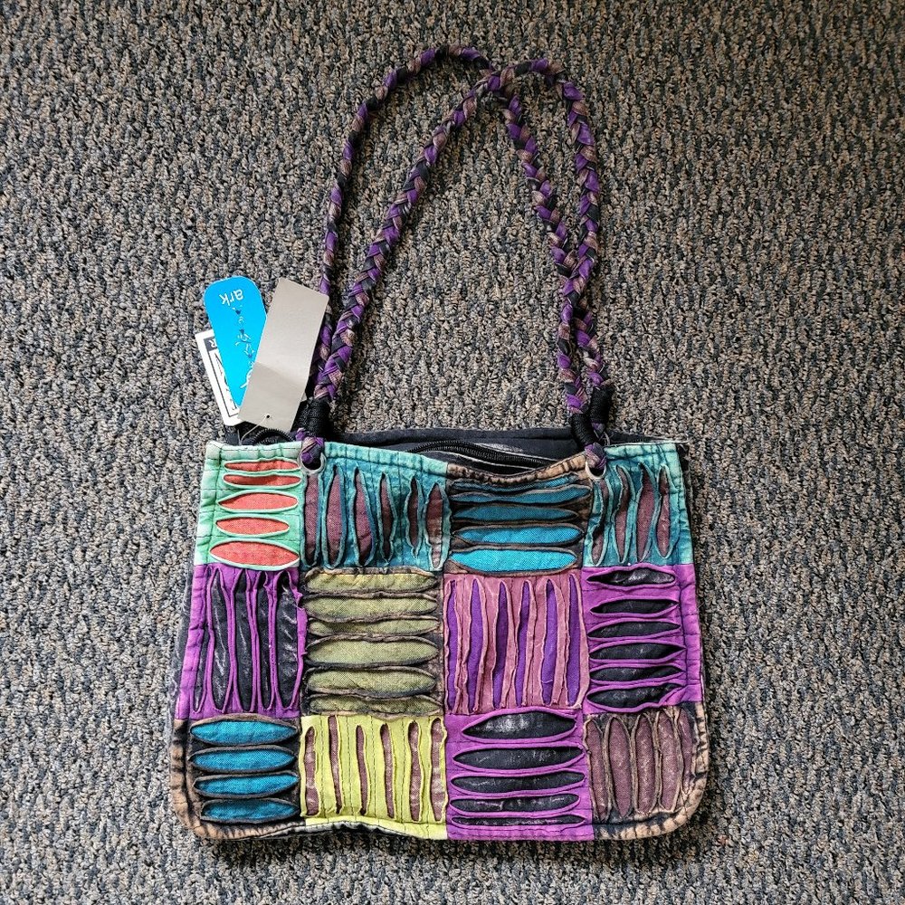 Boho Chic NWT Unique Ark Imports Patchwork Bag